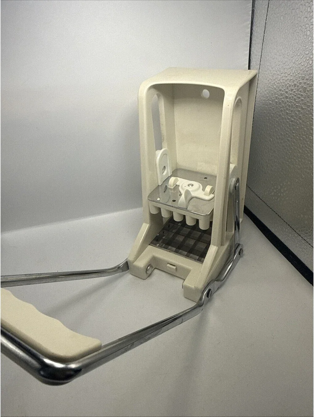 Vintage Progressive French Fry Machine Potato Cutter Slicer White